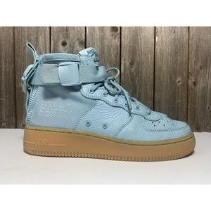 Nike Kids Sneakers Light Blue and Tan